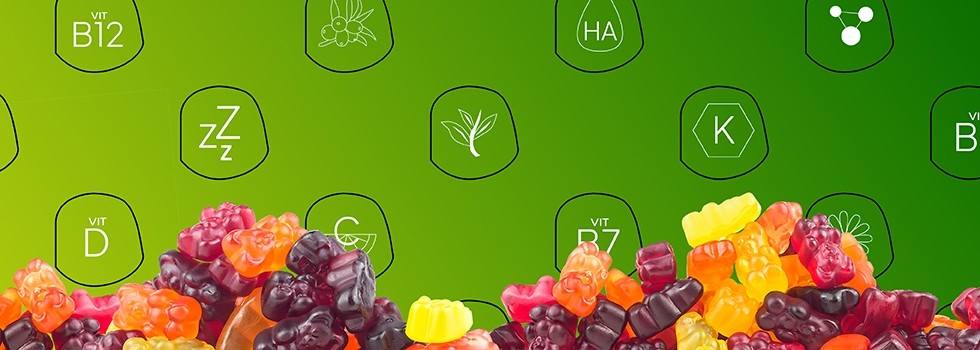 Gummies for accurate dosing and shelf-life stability in nutraceutical market